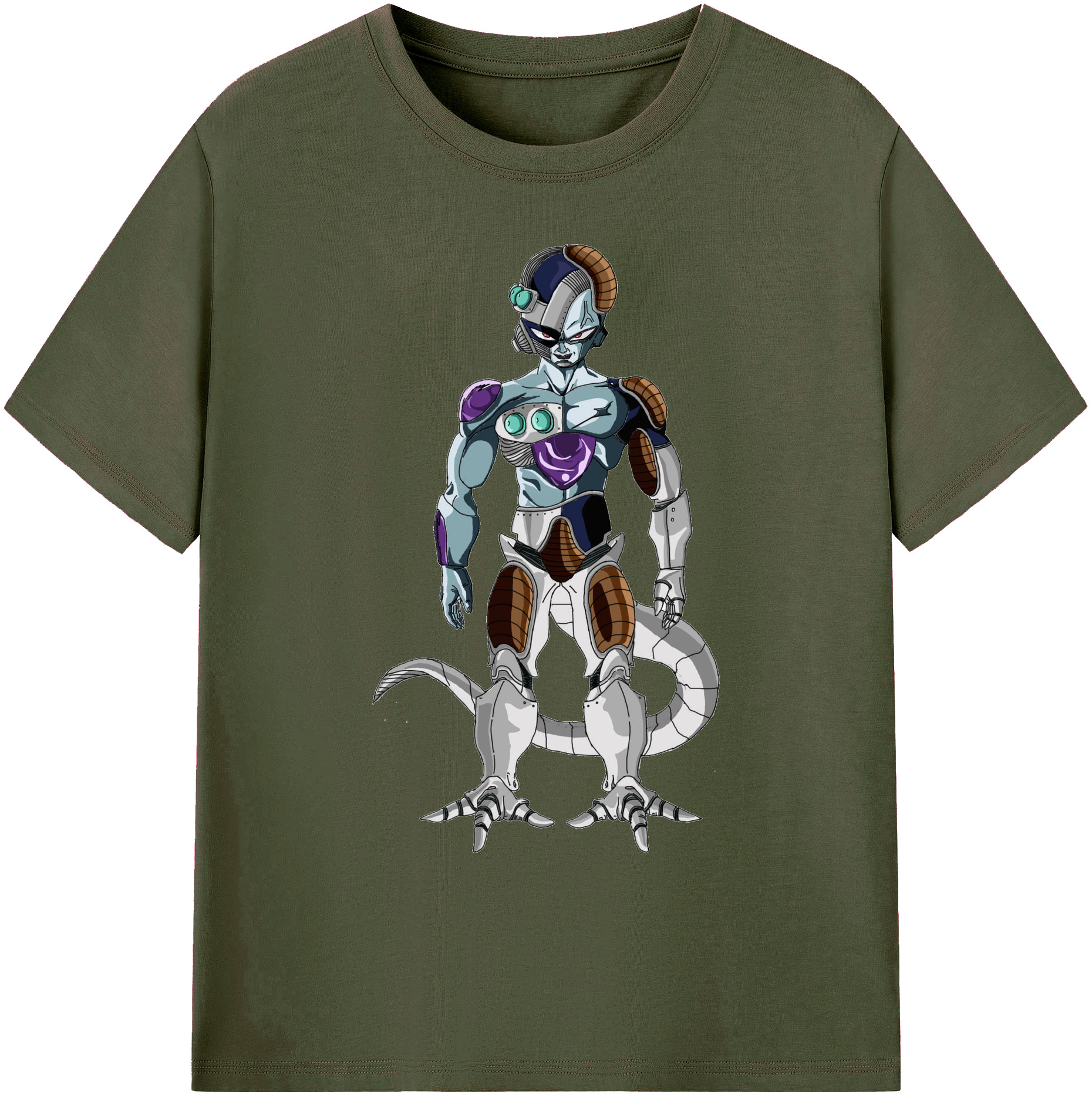 （画像用） ドラゴンボール クウラ DRAGON BALL Cooler Coora 綿100％ メンズ半袖Tシャツ｜肌触りやわらか＆通気性